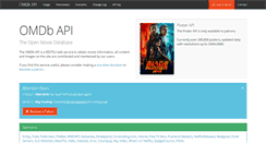 Desktop Screenshot of omdbapi.com